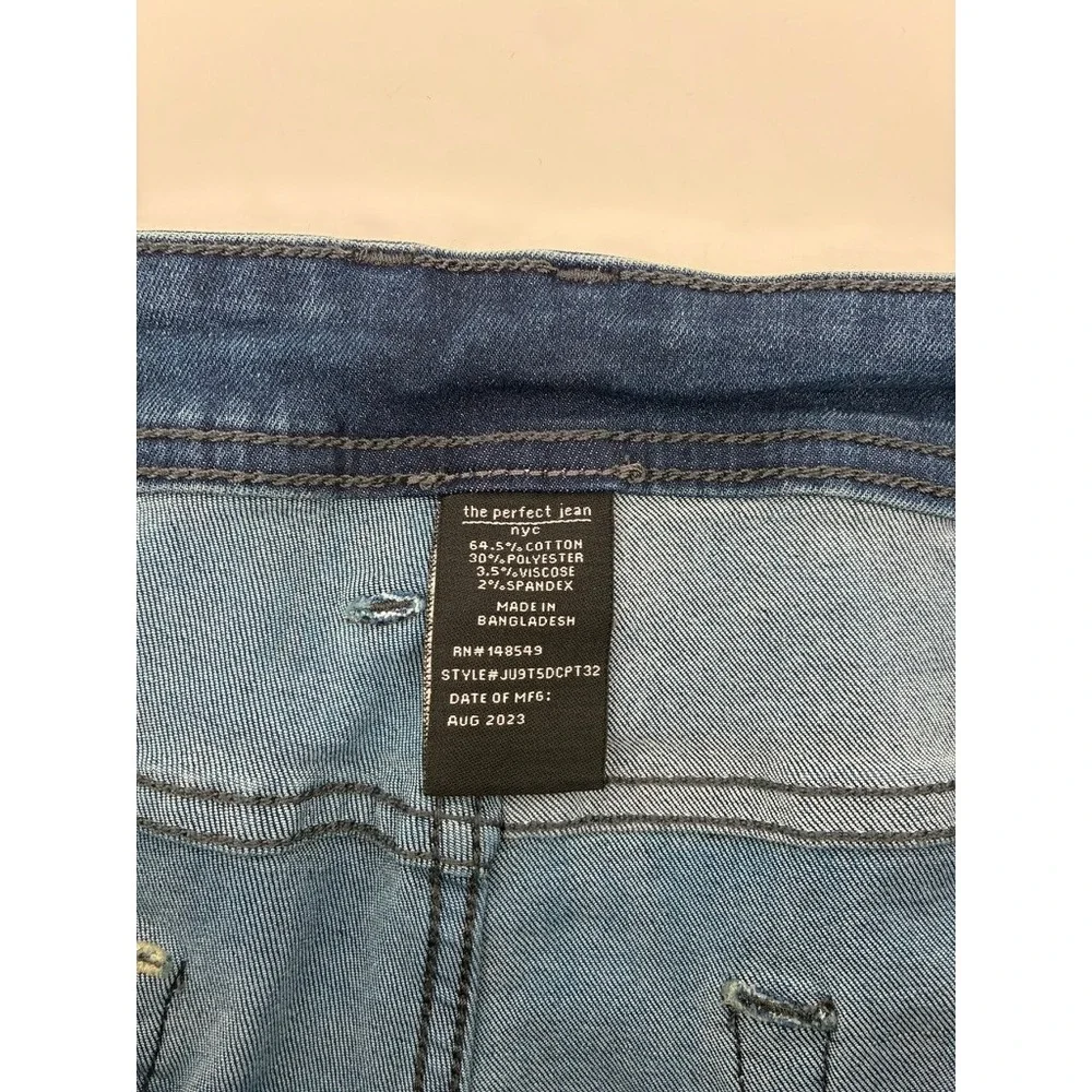 The Perfect Jean NYC Slim Thick Mens 38x32 Blue Stretch Denim Jeans JU9T5DCPT32